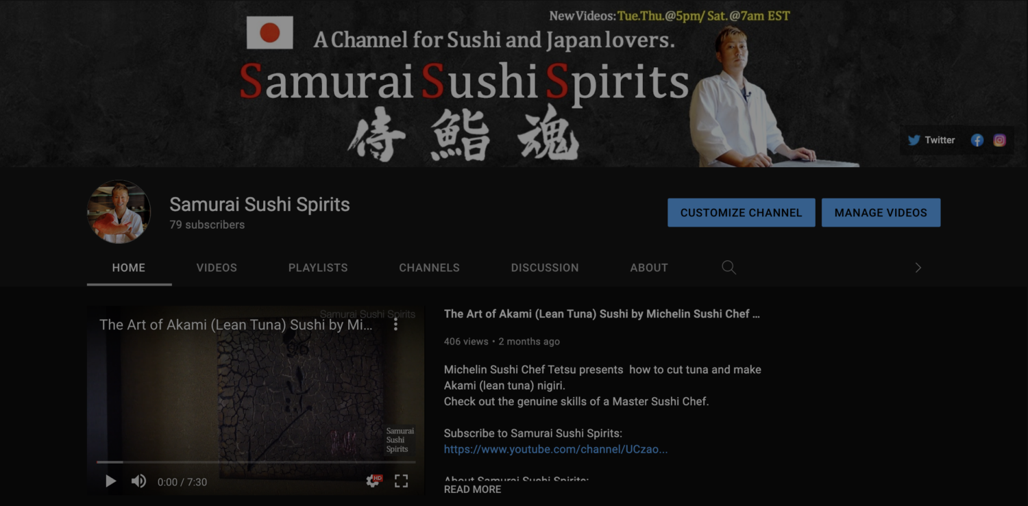 Samurai Sushi Spirits on YouTube